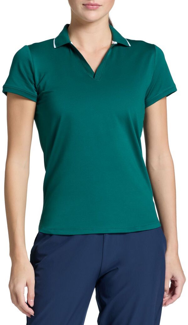 ウォルターヘーゲン レディース トップス シャツ Walter Hagen Womens Performance 11 Short Sleeve Johnny Forest Green グリーン