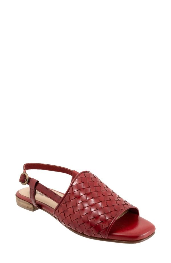 トロッターズ レディース シューズ ヒール サンダル Trotters Nola Slingback Sandal Red レッド