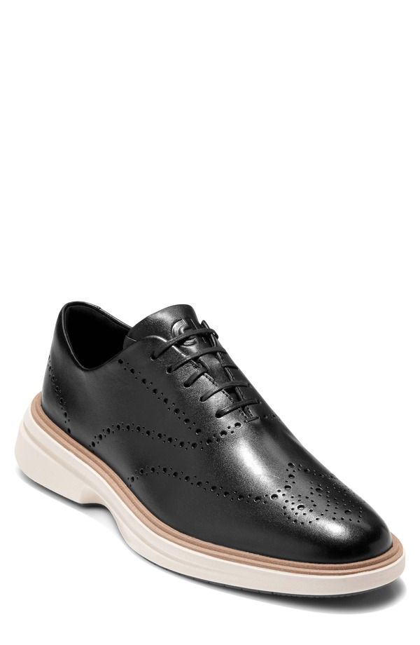 コールハーン メンズ シューズ オックスフォード ウィングチップ Cole Haan Original Cityspectre Wingtip Oxford Black Ch Natural Ivory アイボリー