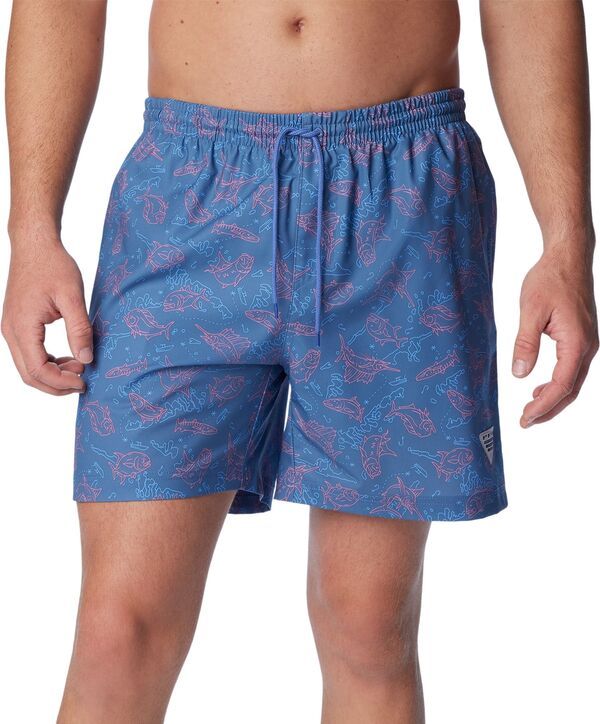 コロンビア メンズ 水着 ハーフパンツ・ショーツ Columbia Mens 6 Inseam PFG Rambler Swim Short Bluebell Keye Takeaway 8,725円