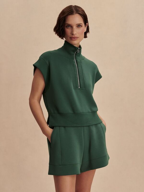 バーレイ レディース アウター ニット・セーター Varley Womens Kelly 12 Zip Sweater Cilantro 21,868円