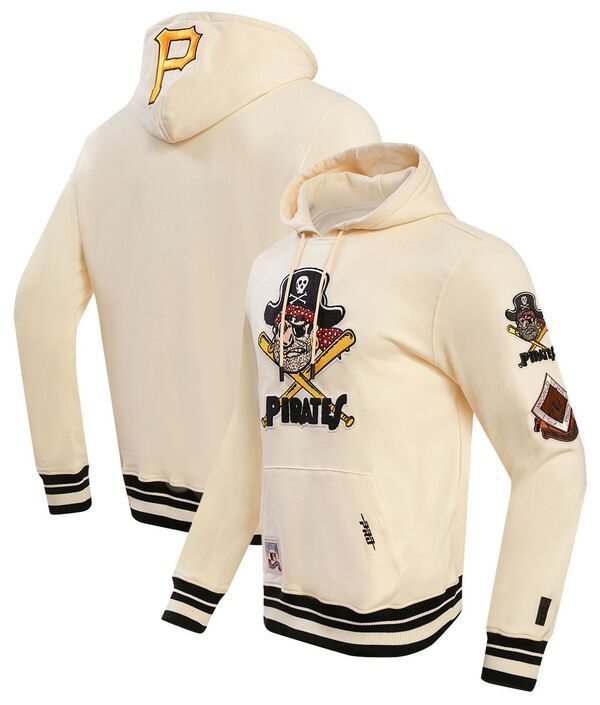 プロスタンダード メンズ アウター パーカー・スウェット Pro Standard Mens Pittsburgh Pirates Cream Classic Retro Pullover Hoodie NoColor クリーム