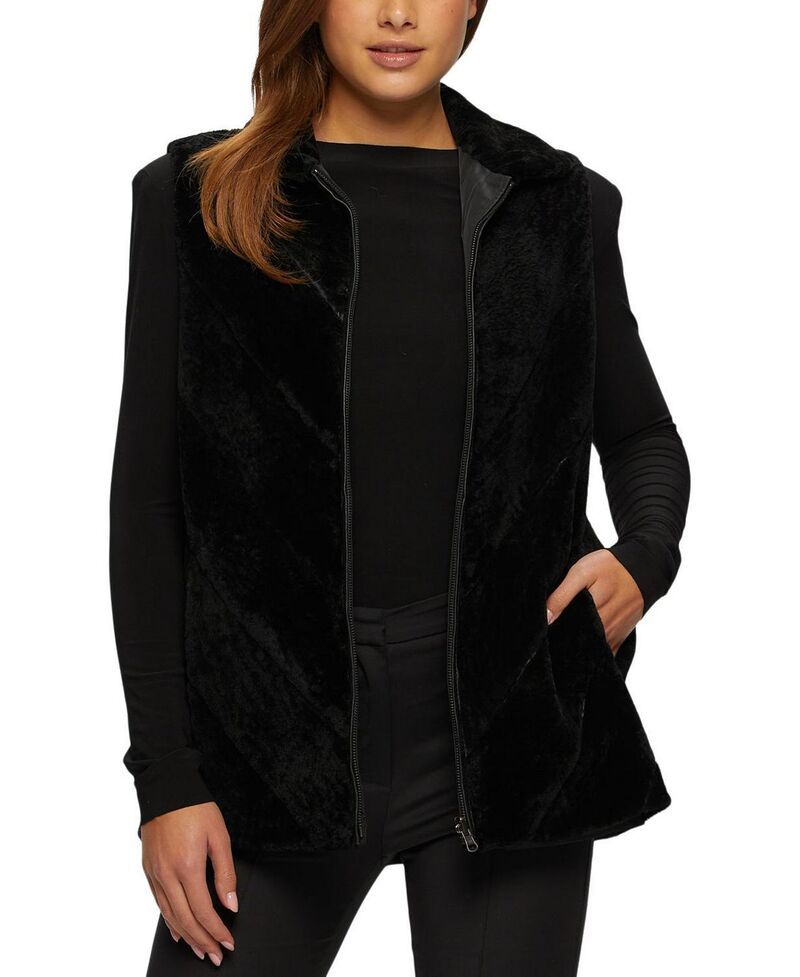 ゴルスキ レディース アウター ベスト Gorski Reversible Shearling Lamb Vest BlackBlack ブラック 244,710円
