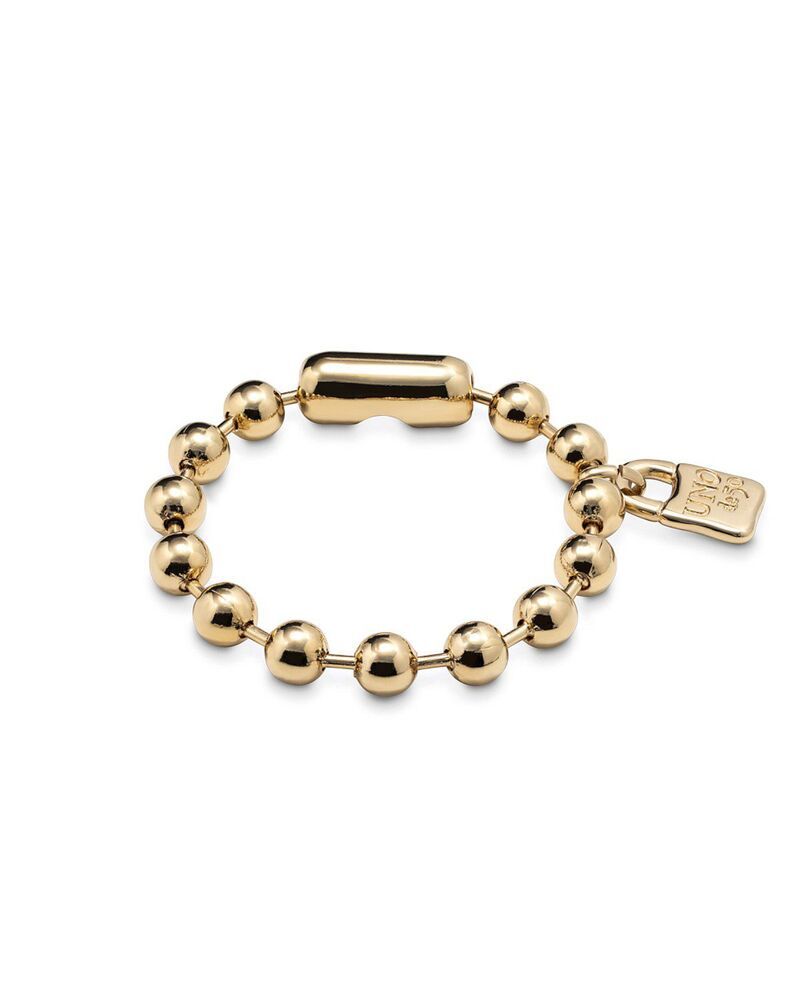 ウノデ 50 レディース アクセサリー ブレスレット・バングル・アンクレット UNOde50 Beadline Bracelet Gold ゴールド