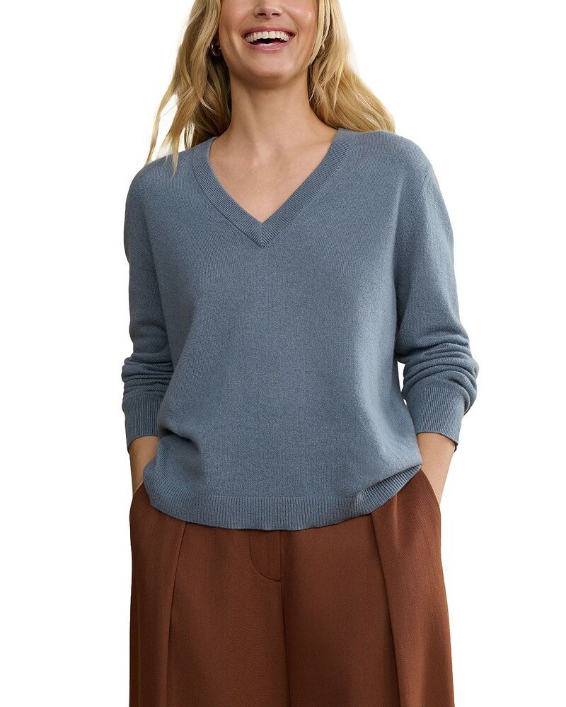 ジェニーケイン レディース アウター ニット・セーター Vネック Jenni Kayne Flynn V Neck Cashmere Sweater Seaside