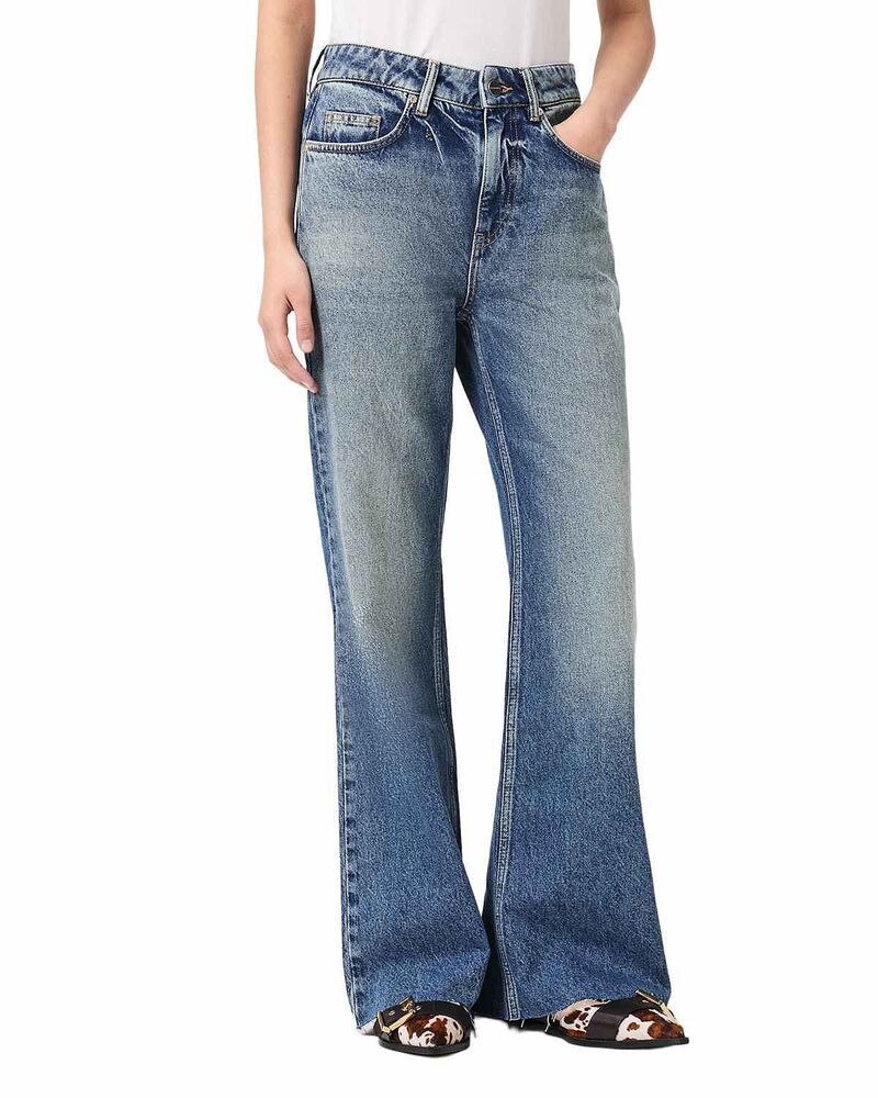 オールセインツ レディース ボトムス デニムパンツ ヴィンテージ フレア ジーンズ ALLSAINTS Ember High Rise Flare Leg Jeans in Vintage Indigo Vintage Indigo インディゴ