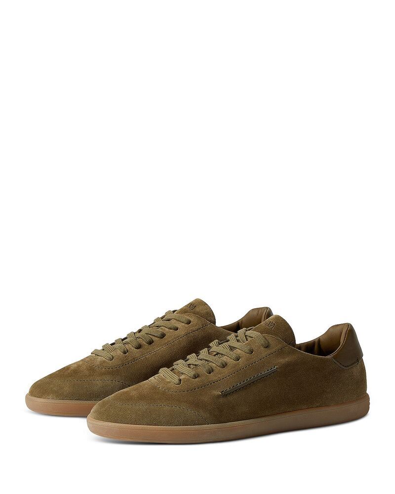 ゼニア メンズ シューズ スニーカー スエード ZEGNA Mens 232 Suede Sneakers Olive Green グリーン