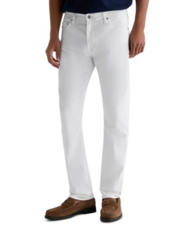 エージー メンズ ボトムス デニムパンツ ジーンズ AG Tellislim Straight Fit White Jeans White ホワイト