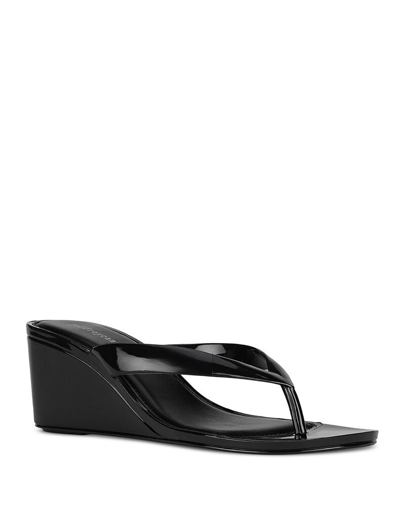 ジェフリー キャンベル レディース シューズ サンダル Jeffrey Campbell Womens Gigabyte Jelly Wedge Thong Sandals Black ブラック