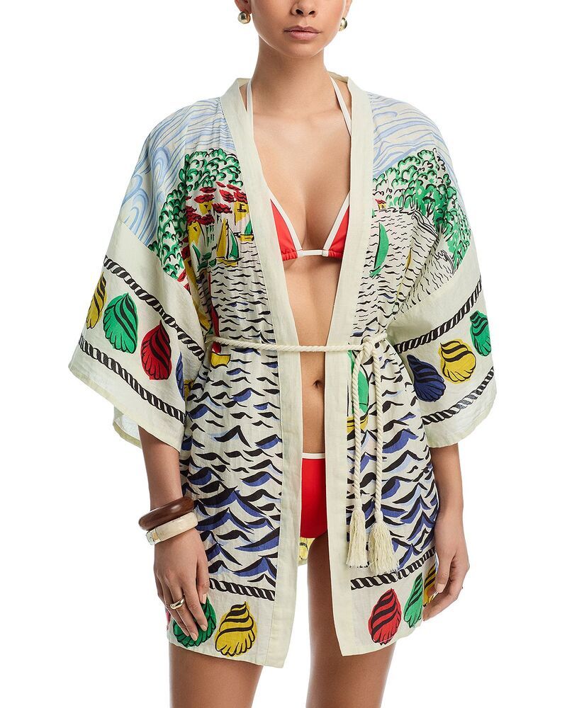 エコー レディース アンダーウェア ナイトウェア Echo Sail Away Robe Swim CoverUp Multi マルチカラー