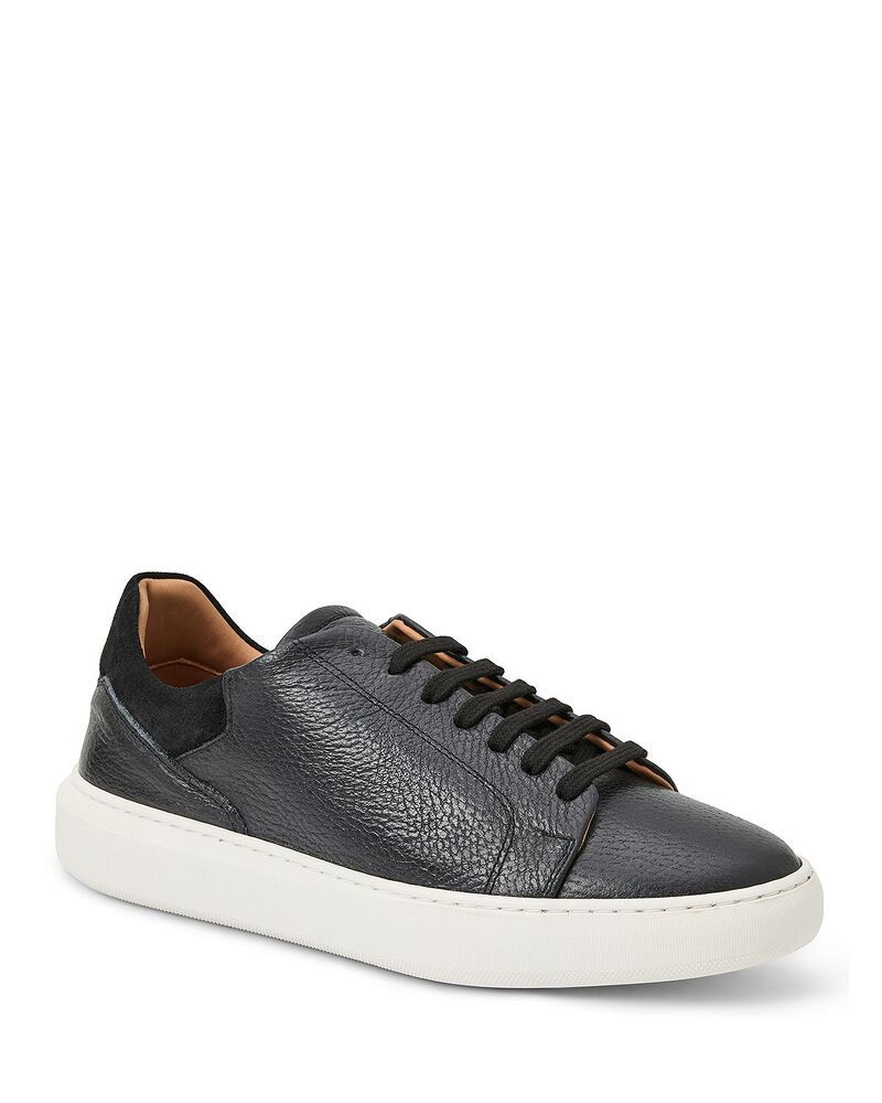 ブルーノマグリ メンズ シューズ スニーカー レザー Bruno Magli Mensalvatore Leather Sneakers Black ブラック