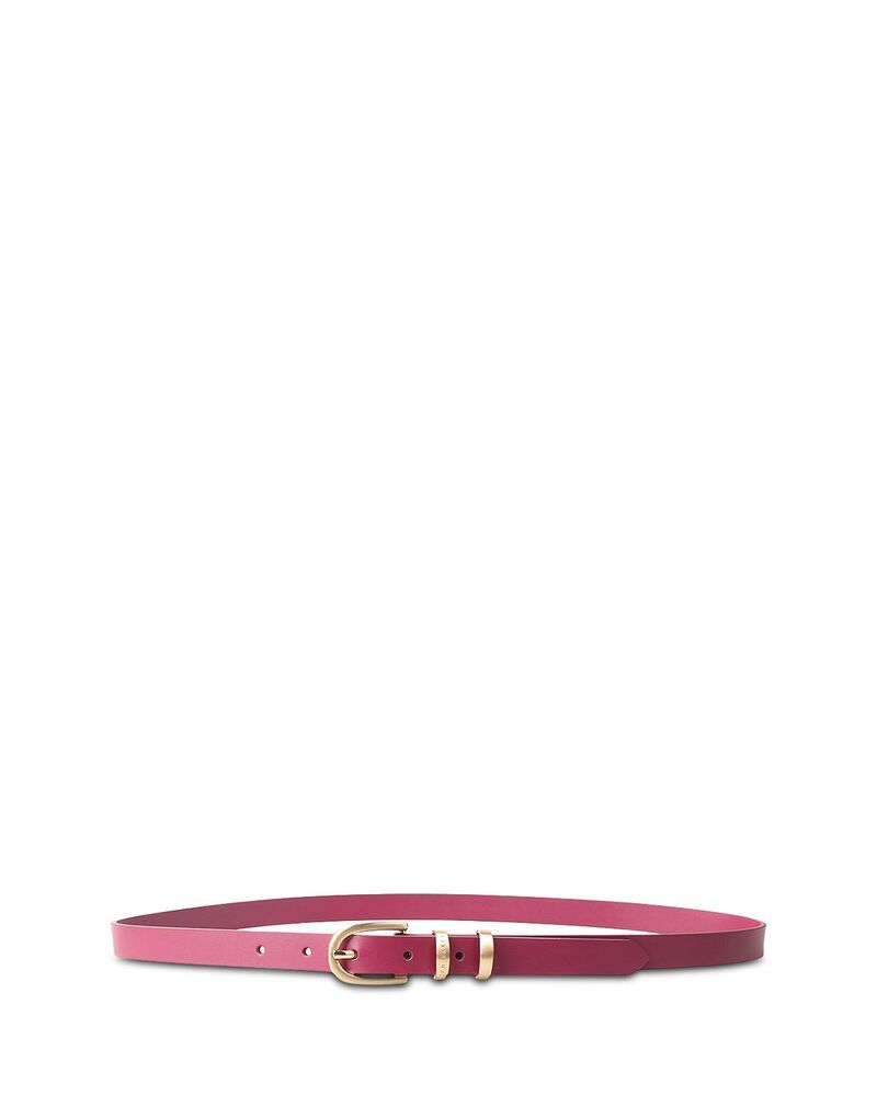 テッドベーカー レディース アクセサリー ベルト レザー Ted Baker Womens Dubella Narrow Leather Belt Mauve