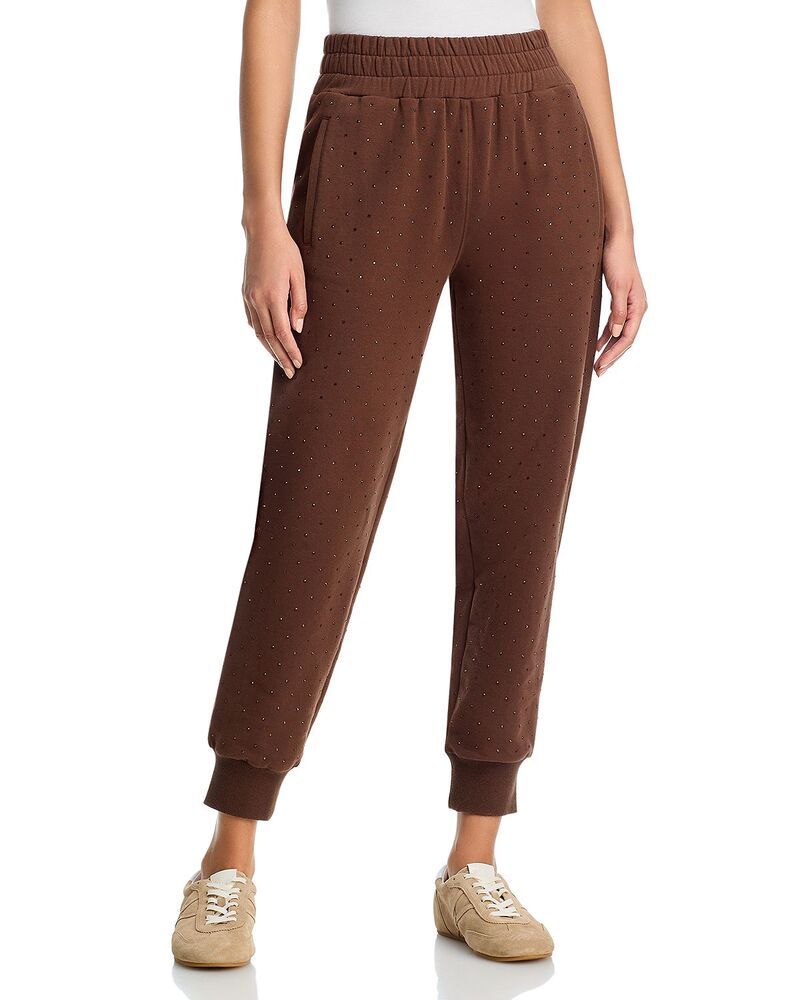 ジェネレーションラブ レディース ボトムス カジュアルパンツ Generation Love Ruel Embellished Jogger Pants Hazelnut