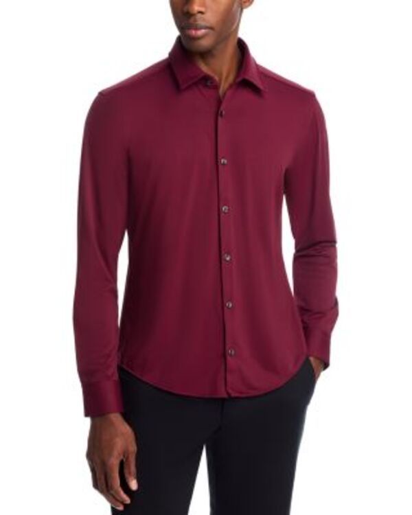 フューゴ メンズ トップス シャツ スリムフィット ボタンダウン HUGO Ermo Performance Casual Slim Fit Button Down Shirt Dark Red レッド 23,850円