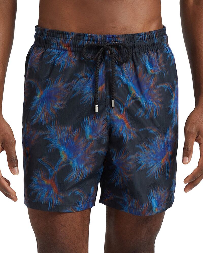 ヴィルブレクイン メンズ 水着 ハーフパンツ・ショーツ プリント ショートパンツ Vilebrequin x Maison Bucol Kyoto Printed 55 Swim Shorts Black ブラック