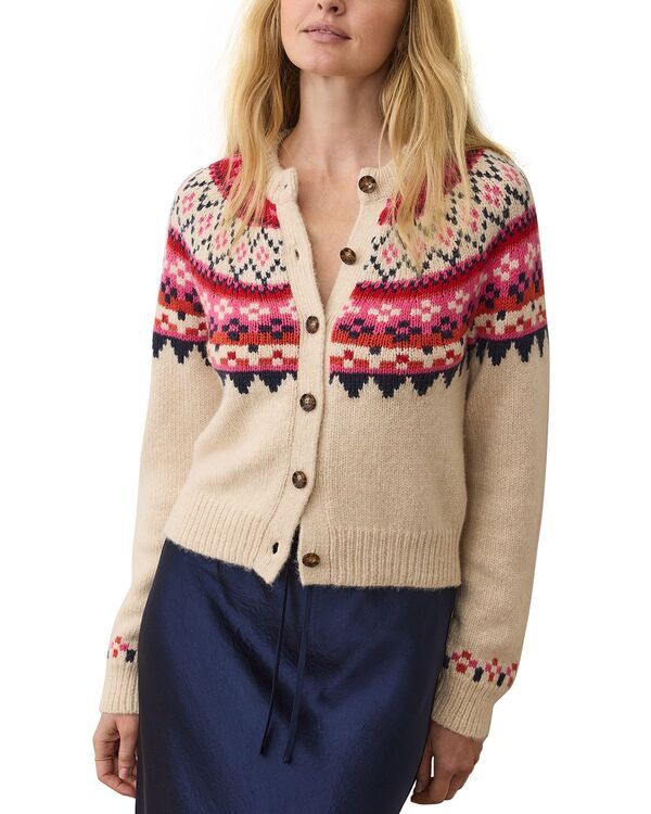 マリーン レイヤー レディース アウター カーディガン Marine Layer Ava Fair Isle Cardigan Fair Isle
