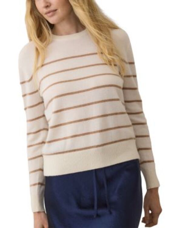 マリーン レイヤー レディース アウター ニット・セーター クルーネック Marine Layer Harper Cashmere Crewneck Sweater Gold Stripe ゴールド
