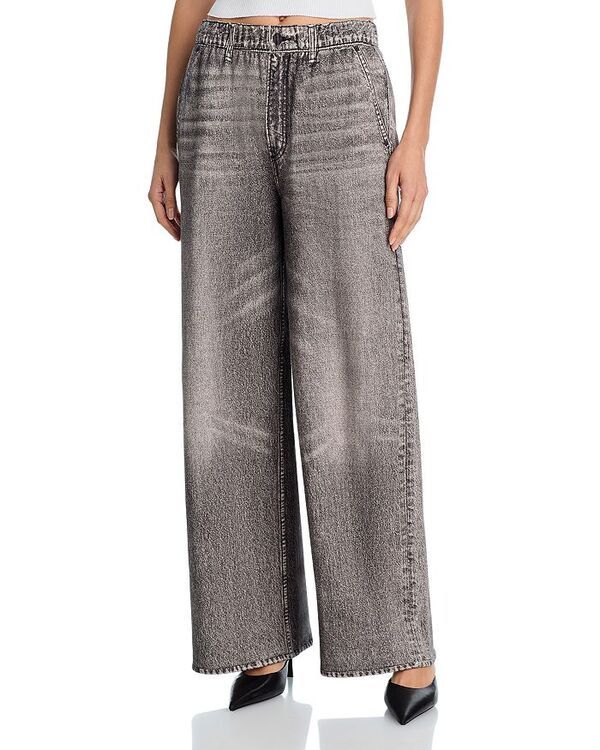 ブランクニューヨーク レディース ボトムス カジュアルパンツ ワイドレッグ デニム BLANKNYC Mock Denim Wide Leg Pants After Midnight デニム