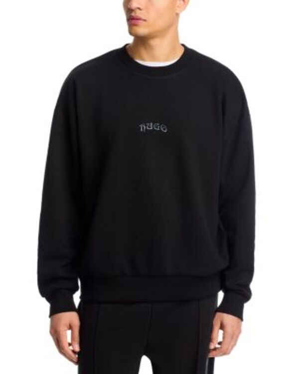 フューゴ メンズ アウター パーカー・スウェット シャツ HUGO Dadsino Sweatshirt Black ブラック