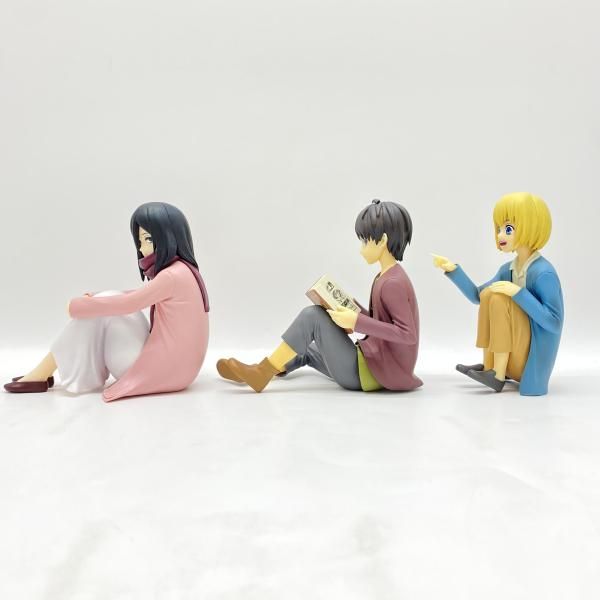 中古】 開封) A賞 エレン＆ミカサ＆アルミン ～壁の外の世界