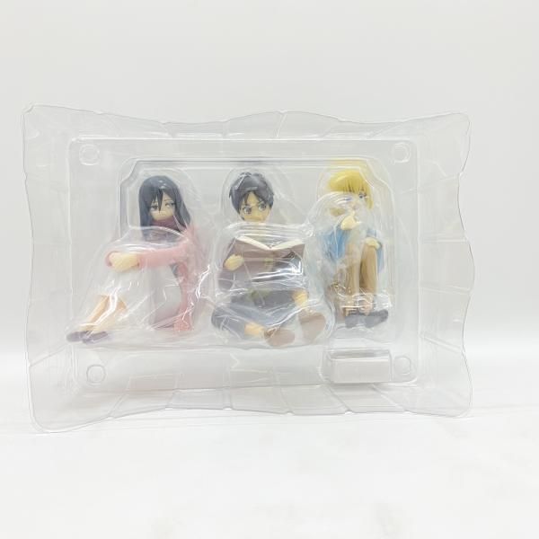 中古】 開封) A賞 エレン＆ミカサ＆アルミン ～壁の外の世界