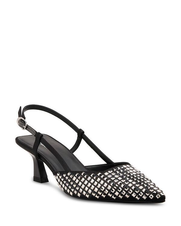 スチュアート ワイツマン レディース シューズ パンプス Stuart Weitzman Womens Vinniembellished 50 Slingback Pumps Black ブラック