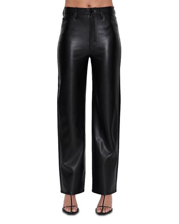 ピストーラ レディース ボトムス デニムパンツ レザー ジーンズ フェイクレザー Pistola Cassie Super High Rise Faux Leather Jeans in Onyx