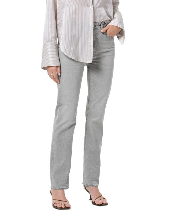 シチズンズ オブ ヒューマニティ レディース ボトムス デニムパンツ ストレート ジーンズ Citizens of Humanity Zurie High Rise Straight Leg Jeans in Quartz Grey グレー 43,680円