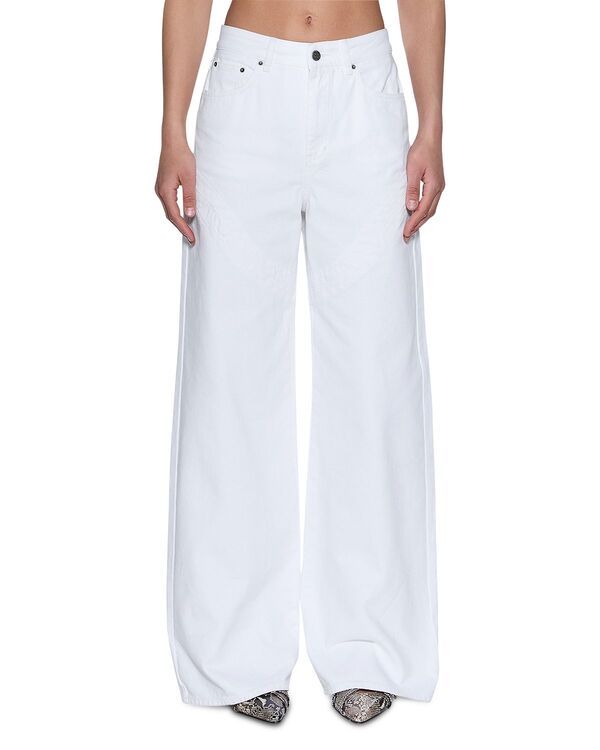 スビ レディース ボトムス デニムパンツ ジーンズ Ksubi Strider Saddle Freshigh Rise Jeans White ホワイト