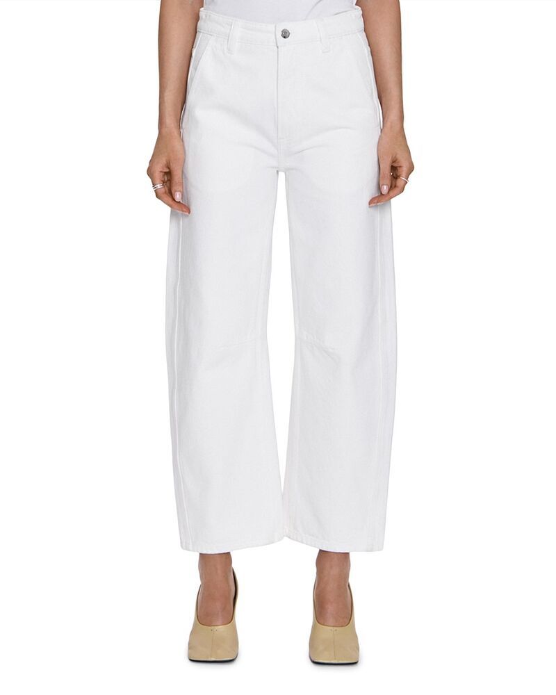 ピストーラ レディース ボトムス デニムパンツ ジーンズ Pistola Beau Seamed High Rise Jeans in Paper White ホワイト
