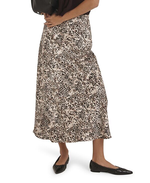 ミルトンベルベット レディース ボトムスカート アニマル柄 プリント Mint Velvet Womens Animal Print Slip Skirt Neutral アニマル