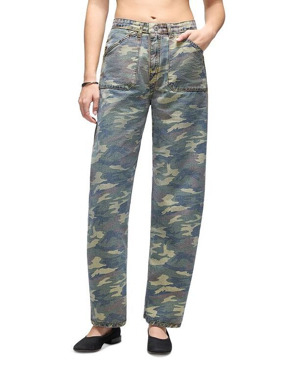 リダン レディース ボトムス デニムパンツ ジーンズ REDONE The Rewind High Rise Jeans in Thunderstruck