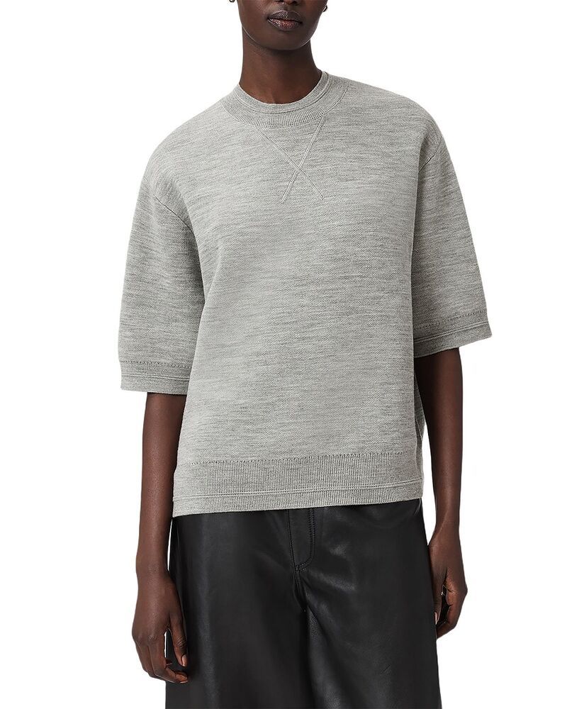 オールセインツ レディース トップス Tシャツ ALLSAINTS Nika Tee Grey Marl グレー