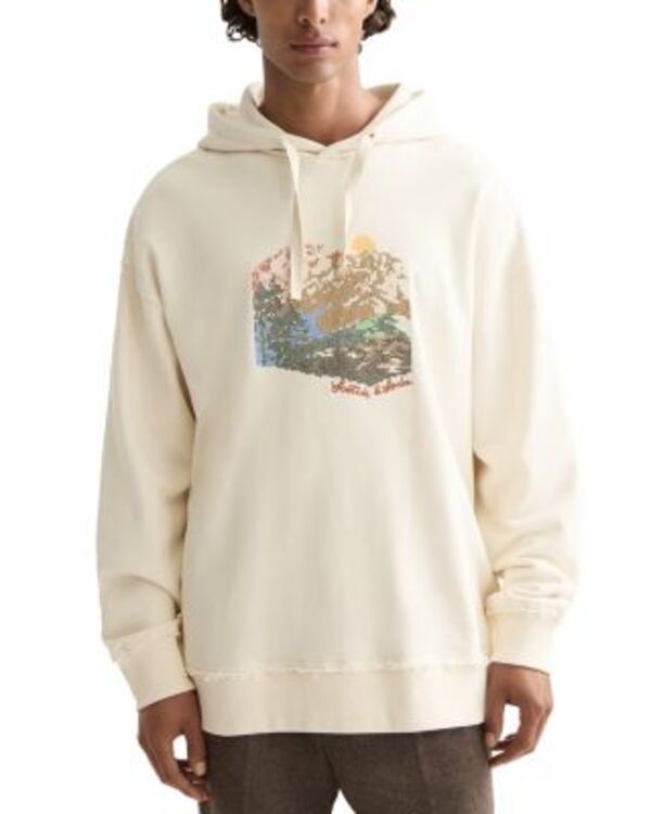 スコッチアンドソーダ メンズ アウター パーカー・スウェット リラックスフィット 刺繍 Scotch Soda Relaxed Fit Embroidered Hoodieggnog