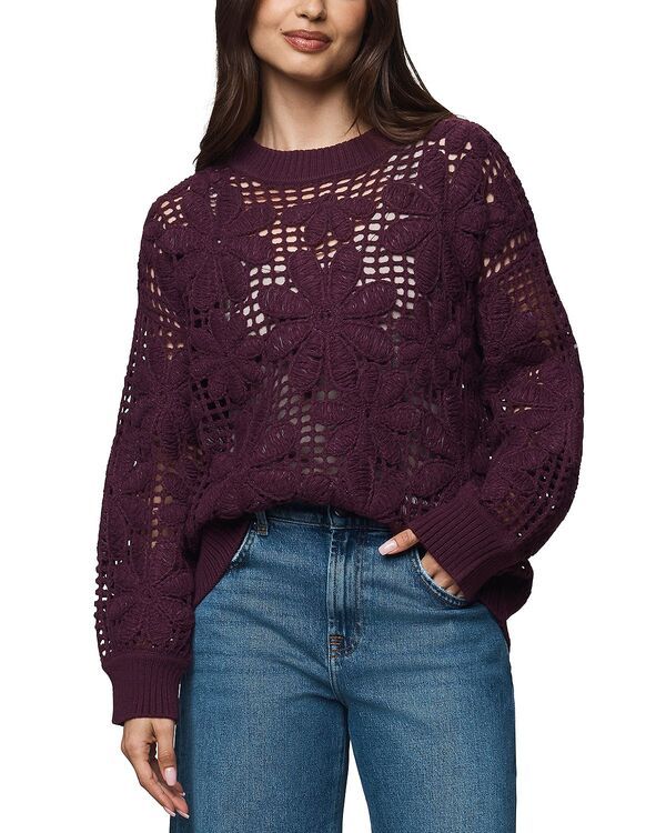 スプレンディット レディース アウター ニット・セーター Splendid Magnolia Sweater Washed Plum プラム