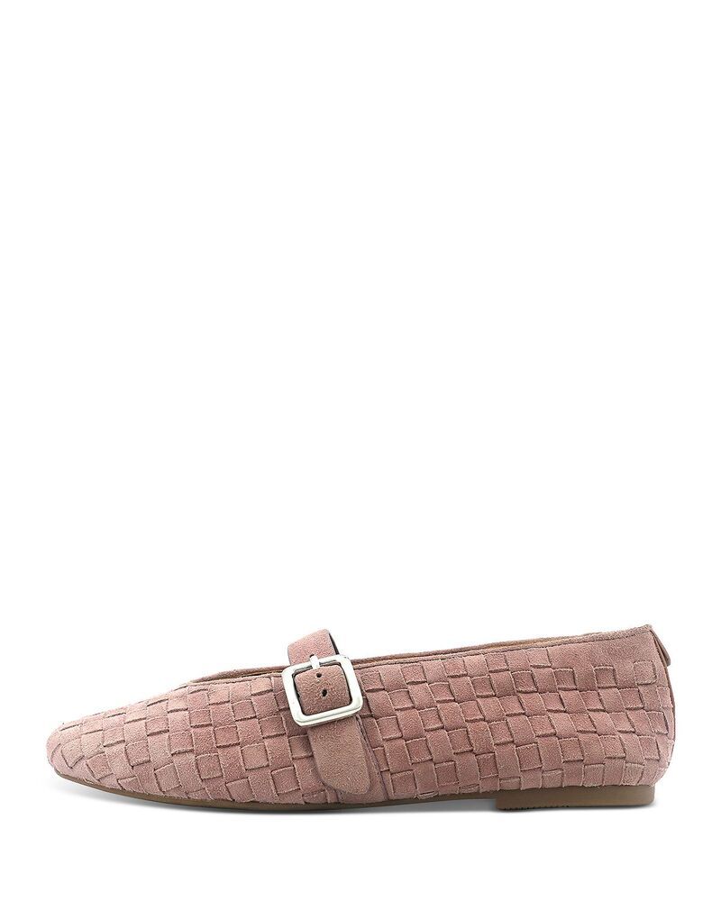ケネスコール レディース シューズ パンプスエード Gentle Souls by Kenneth Cole Womens Winifred Woven Suede Ballerina Flats Rose Suede