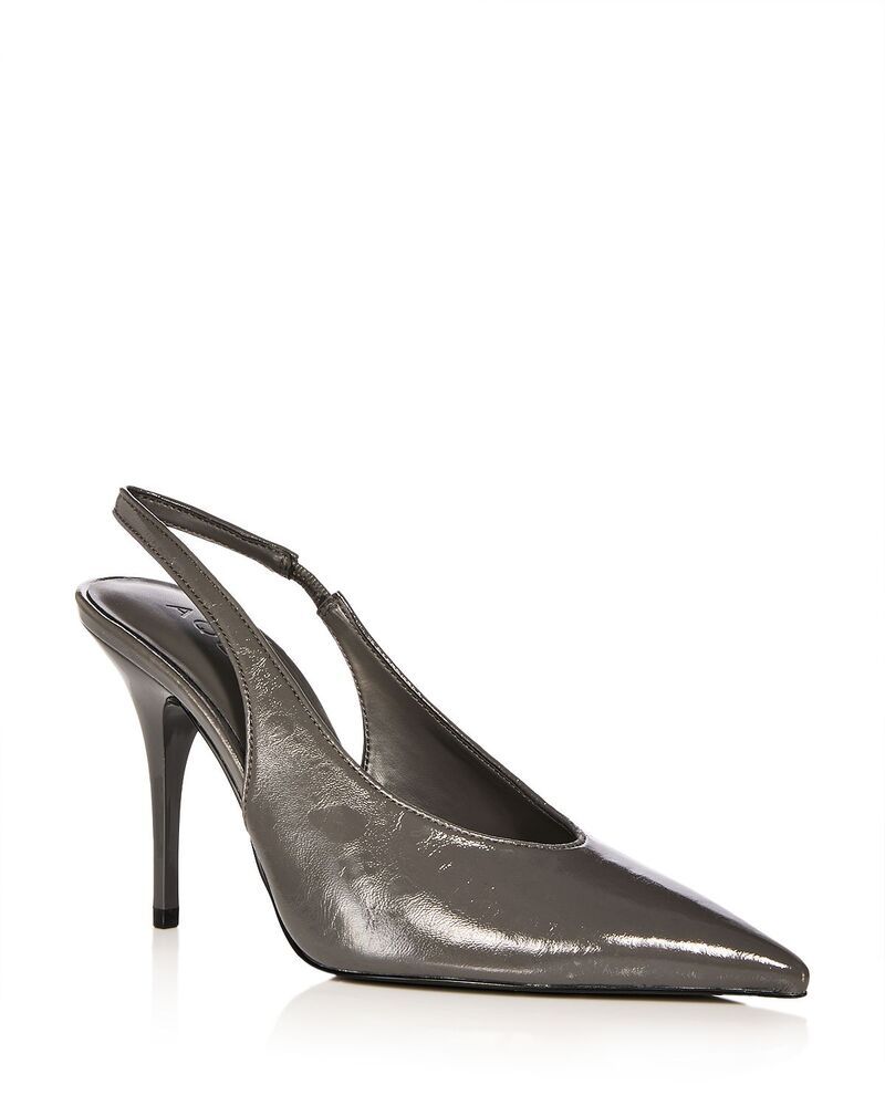 アクア レディース シューズ パンプス AQUA Womens Azure Pumps Exclusive Gray Leather グレー