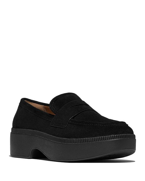 フィットフロップ レディース シューズ パンプス FitFlop Womens Luma Demi Wedge Flats All Black ブラック 32,370円