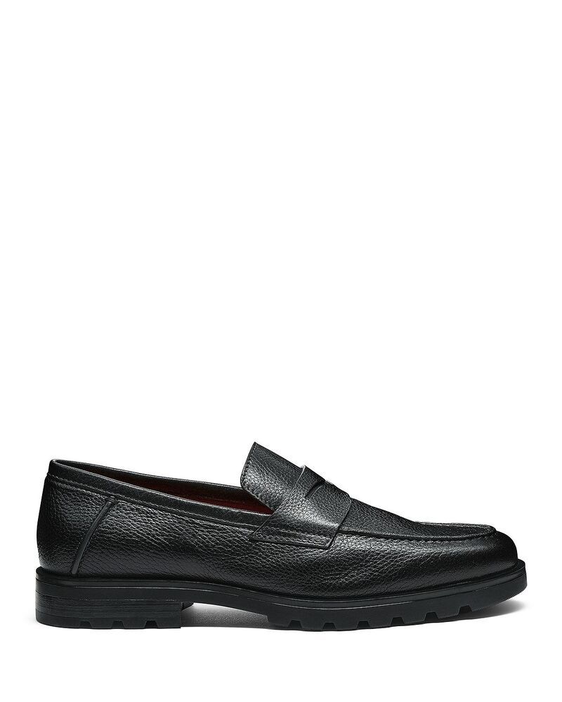 サントーニ メンズ シューズ スリッポン・ローファー Santoni Mens Rock Loafers Black ブラック