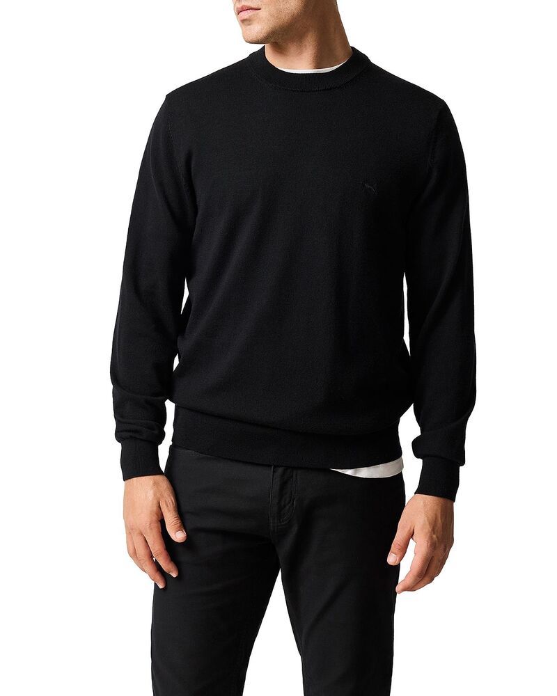 ロッドアンドグン メンズ アウター ニット・セーター ウール Rodd Gunn York Bay Merino Wool Sweater Onyx