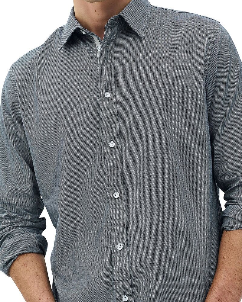 ラグアンドボーン メンズ トップス シャツ rag bone Tomlin Stretch Dobby Shirt Sky Blue ブルー