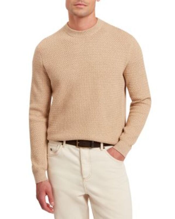 テッドベーカー メンズ アウター ニット・セーター クルーネック Ted Baker Monya Crewneck Sweater Camel キャメル