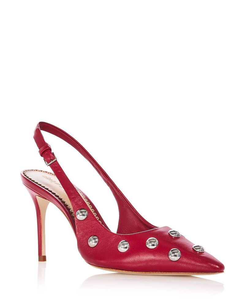 サンク ア セプト レディース シューズ パンプス Cinq Sept Womens Rhonda Embellished Pumps Cherry Rose