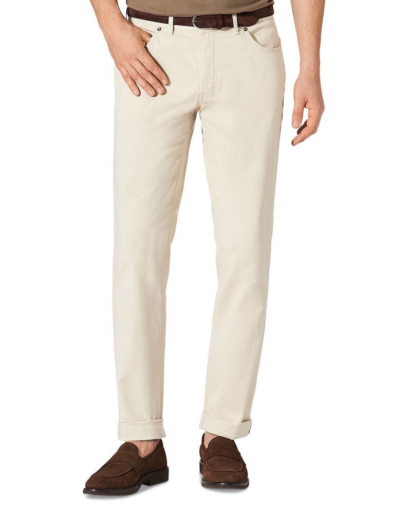 ヒルティル メンズ ボトムス カジュアルパンツ コットン HILTL Dude 5Pocket Essential Cotton Pantsand サンド