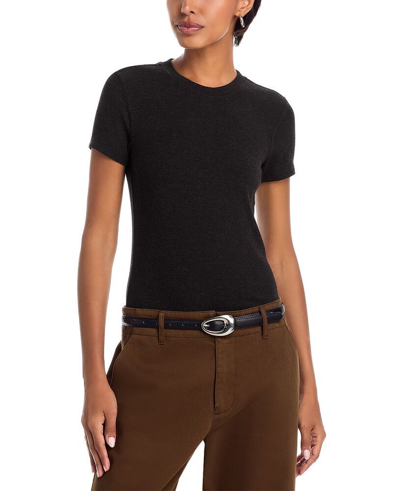 フレーム レディース トップス Tシャツ FRAME The Ribaby Tee Coffee Heather ヘザー
