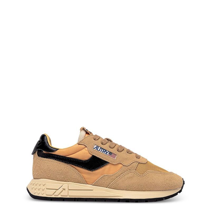 オートリ メンズ シューズ スニーカー レース Autry Mens Reelwind Low Man Lace Up Sneakers Yellow Black ブラック