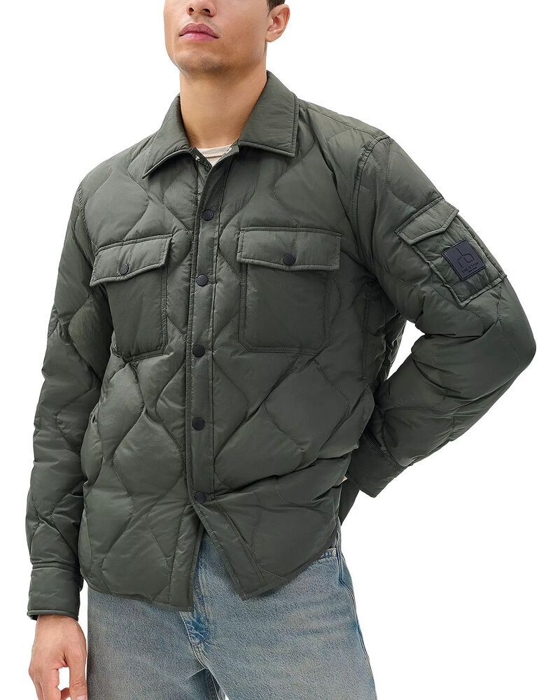 ラグアンドボーン メンズ アウター ジャケット・ブルゾン キルティング ダウン rag bone Dane Quiltedown Jacket Dark Shadow