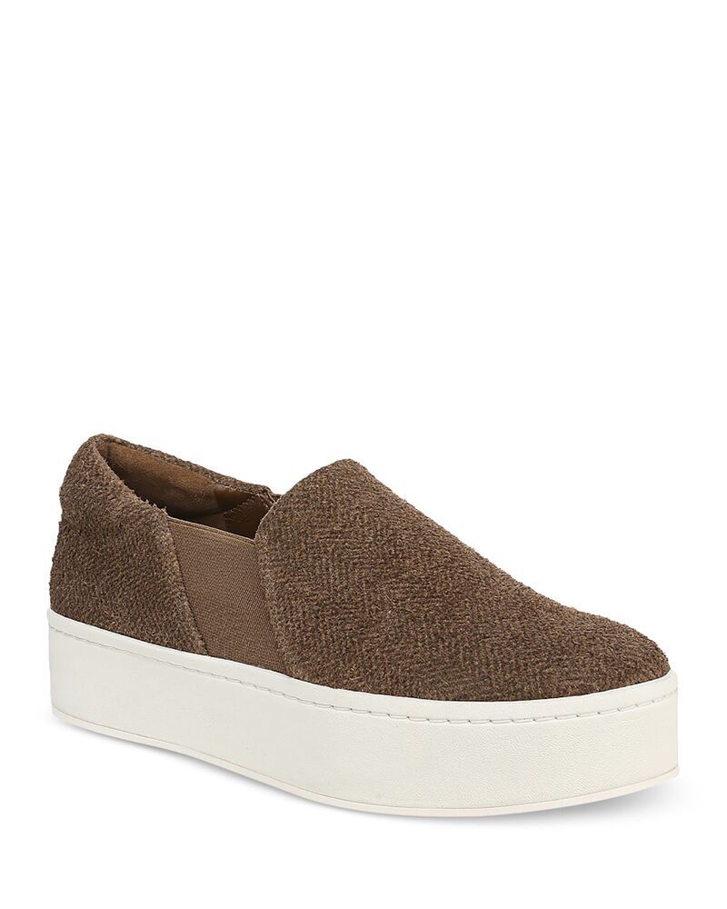 ヴィンス レディース シューズ スリッポン・ローファー スニーカー Vince Womens Warren Slip On Loafer Sneakers ElmwoodTruffle