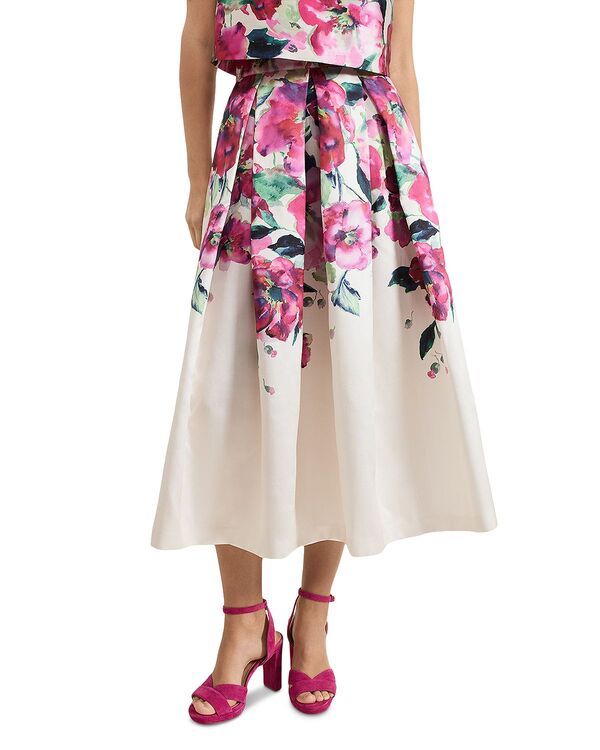 フェイズ・エイト レディース ボトムスカート フラワー柄 フラワー Phaseight Phase Skirt Celeste Floral Border Skirt Multi マルチカラー