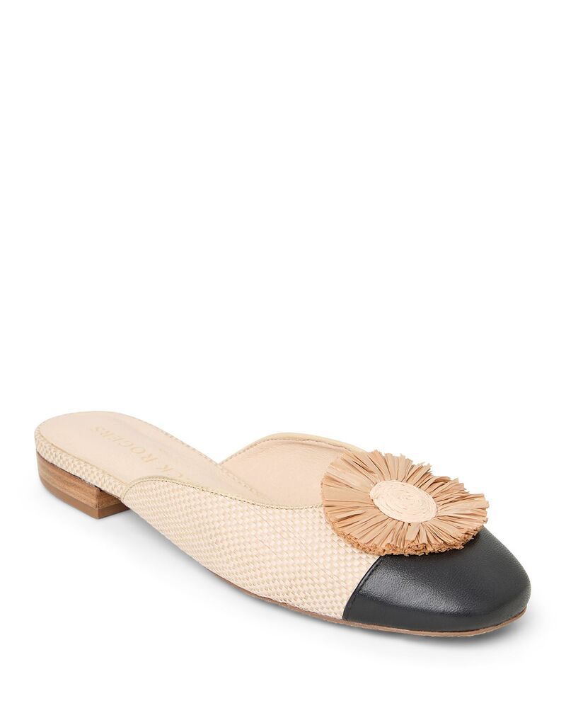 ジャックロジャース レディース シューズ パンプス Jack Rogers Womens Tinsley Mule Flats NaturalBlack ブラック